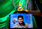 جشن تولد جوان ترین شهید مدافع حرم ایرانی سید مصطفی موسوی