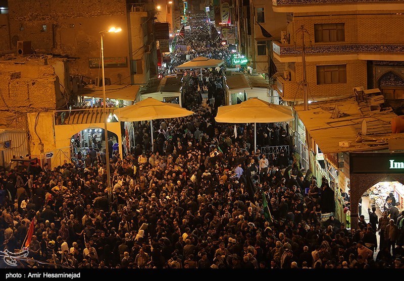 زائران اربعین حسینی در کربلا و نجف