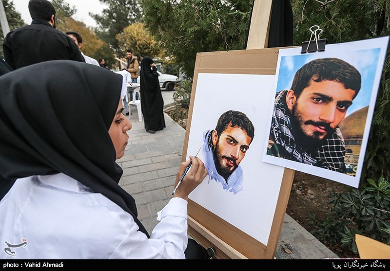 حضور هنرمندان در گلزار شهدا