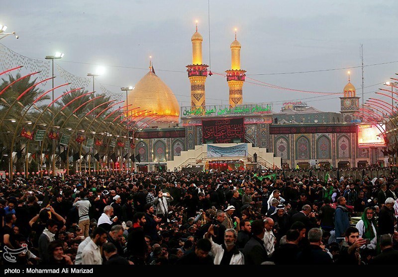 زائرین اربعین حسینی در کربلای معلی