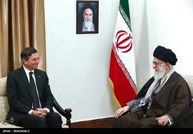 دیدار رئیس جمهور اسلوونی با مقام معظم رهبری