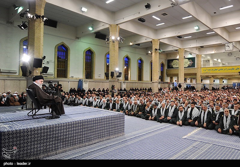 دیدار بسیجیان با مقام معظم رهبری