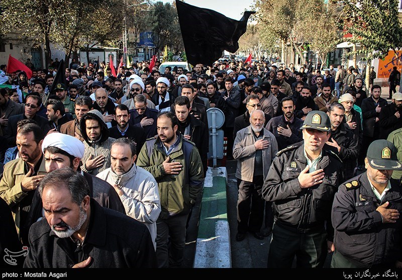 تشییع پیکر شهید گمنام در شهرری