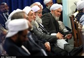 دیدار علمای اهل سنت با رئیس جمهور