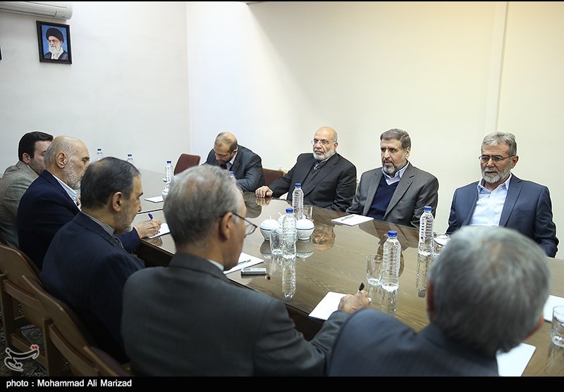 دیدار دبیر کل جهاد اسلامی فلسطین با علی اکبر ولایتی