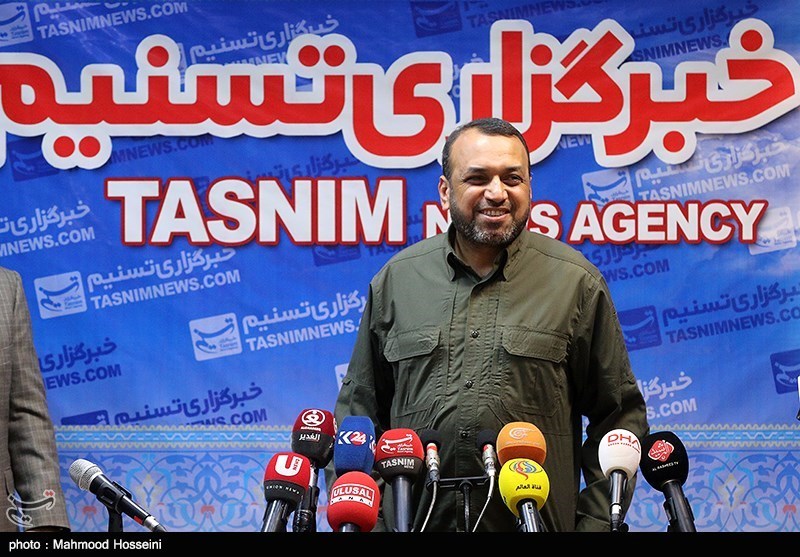 نشست خبری احمد الاسدی سخنگوی حشد شعبی عراق در خبرگزاری تسنیم