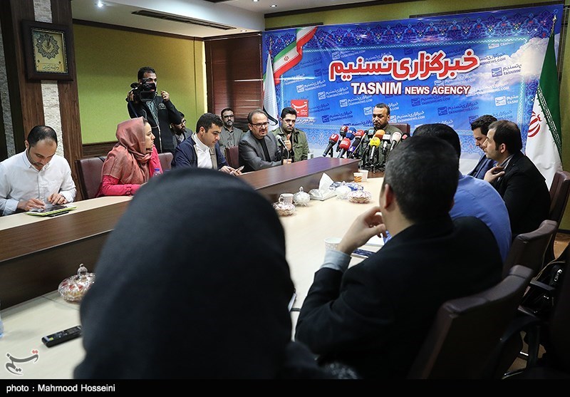 نشست خبری احمد الاسدی سخنگوی حشد شعبی عراق در خبرگزاری تسنیم