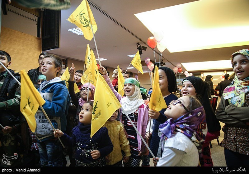 مراسم جشن تولد فرزندان شهدای فاطمیون و زینبیوند