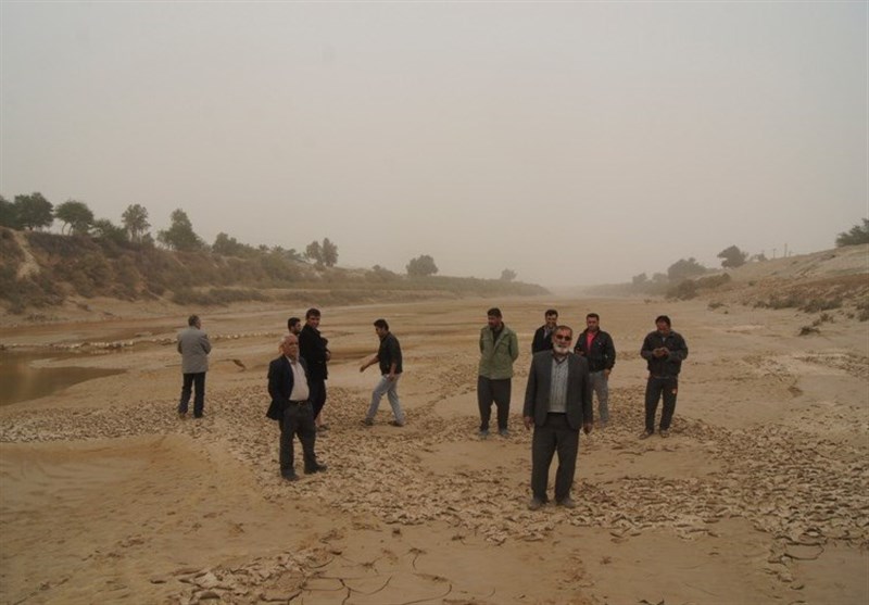 رودخانه خشک زهره هندیجان