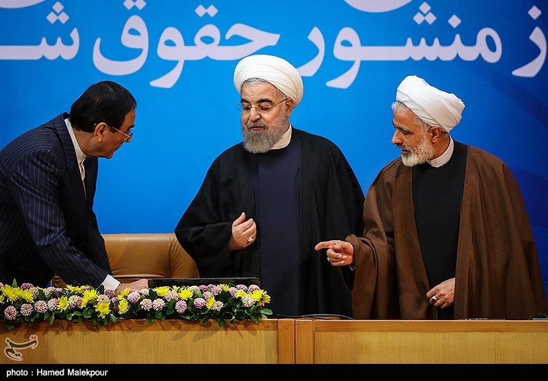 مراسم رونمایی از منشور حقوق شهروندی با حضور رئیس جمهور