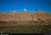 نمای خانه بروجردی از حصار قدیمی شهر کاشان 