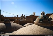 نمای خانه بروجردی از پشت بام حمام تاریخی سلطان امیر احمد