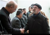 حمید جبلی بازیگر در مراسم ختم دنیا فنی زاده