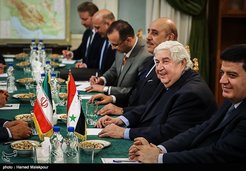 دیدار وزیر امور خارجه سوریه با دبیر شورای عالی امنیت ملی