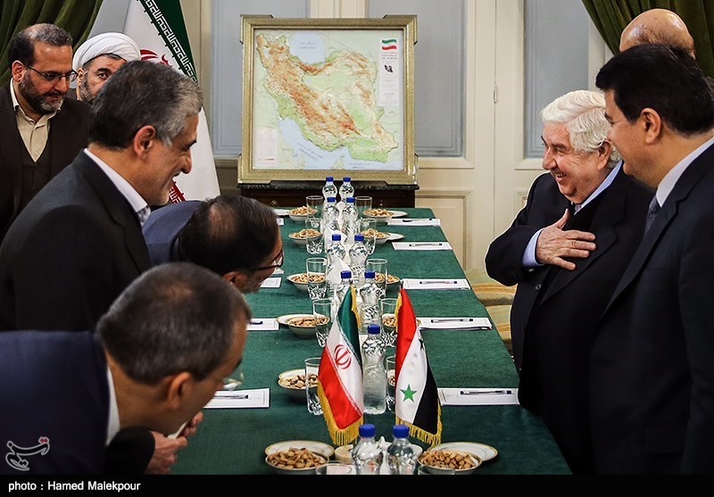 دیدار وزیر امور خارجه سوریه با دبیر شورای عالی امنیت ملی