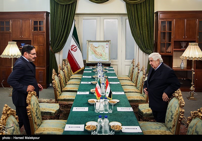 دیدار وزیر امور خارجه سوریه با دبیر شورای عالی امنیت ملی