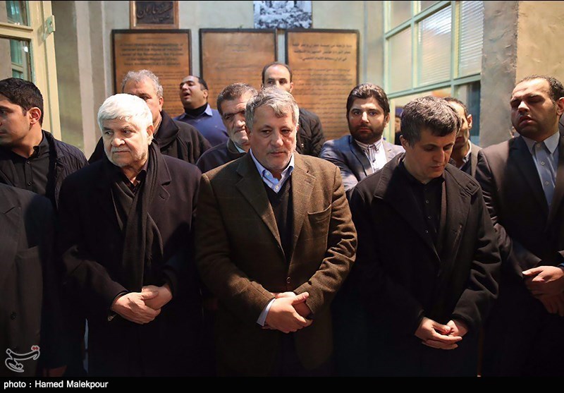 وداع با پیکر آیت الله هاشمی رفسنجانی در حسینیه جماران