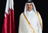 أمیر قطر ونائبه ورئیس وزرائه یهنئون الرئیس الإیرانی