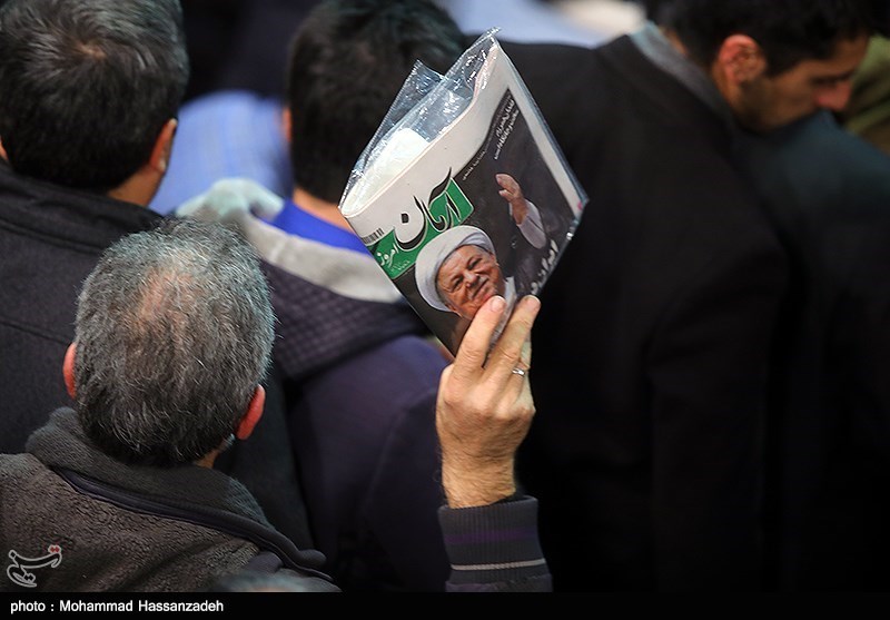 وداع با پیکر آیت الله هاشمی رفسنجانی در حسینیه جماران -5