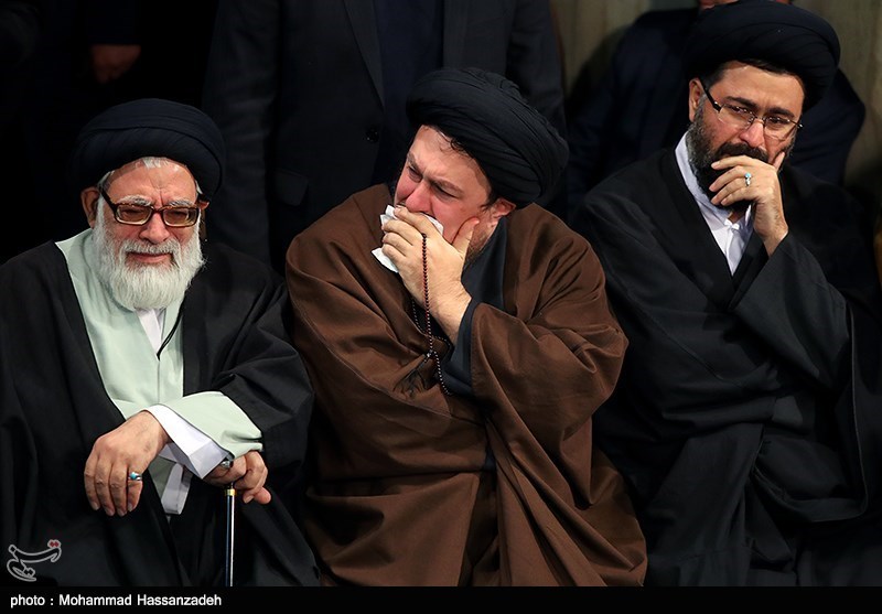 وداع با پیکر آیت الله هاشمی رفسنجانی در حسینیه جماران -5