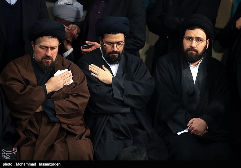 وداع با پیکر آیت الله هاشمی رفسنجانی در حسینیه جماران -5