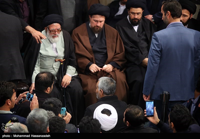 وداع با پیکر آیت الله هاشمی رفسنجانی در حسینیه جماران -5