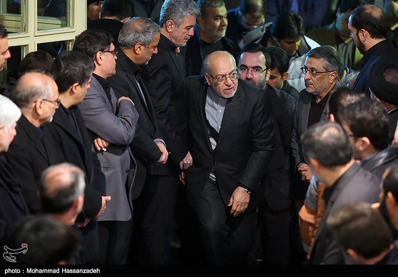 وداع با پیکر آیت الله هاشمی رفسنجانی در حسینیه جماران -5