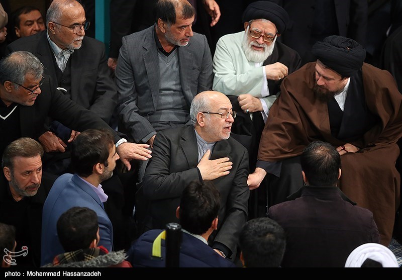 وداع با پیکر آیت الله هاشمی رفسنجانی در حسینیه جماران -5