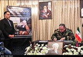 یادبود آیت الله هاشمی رفسنجانی در سفارت ایران در سوریه