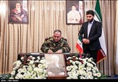 یادبود آیت الله هاشمی رفسنجانی در سفارت ایران در سوریه