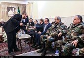 یادبود آیت الله هاشمی رفسنجانی در سفارت ایران در سوریه