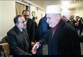 یادبود آیت الله هاشمی رفسنجانی در سفارت ایران در سوریه