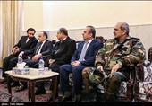 یادبود آیت الله هاشمی رفسنجانی در سفارت ایران در سوریه