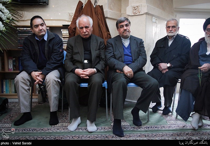 مراسم ترحیم پدر آصفی