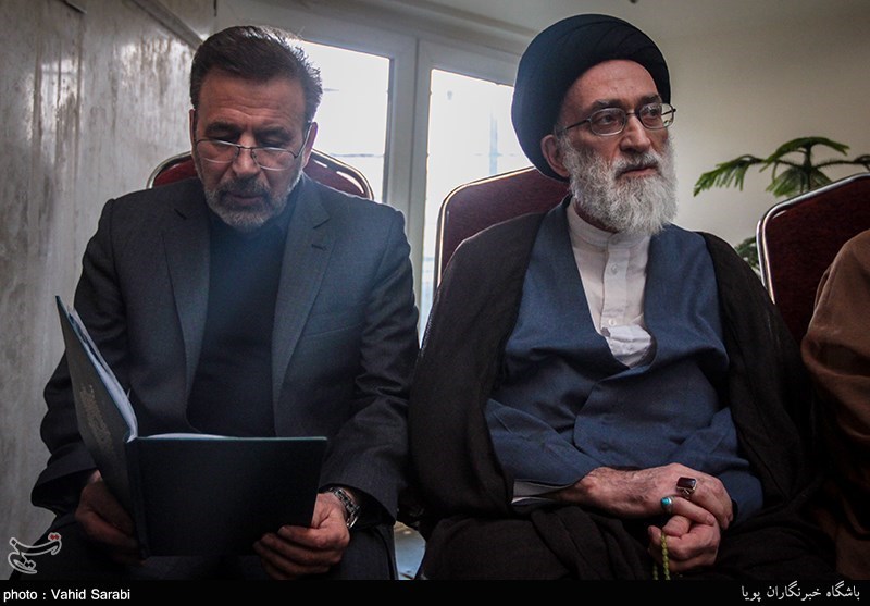 مراسم ترحیم پدر آصفی