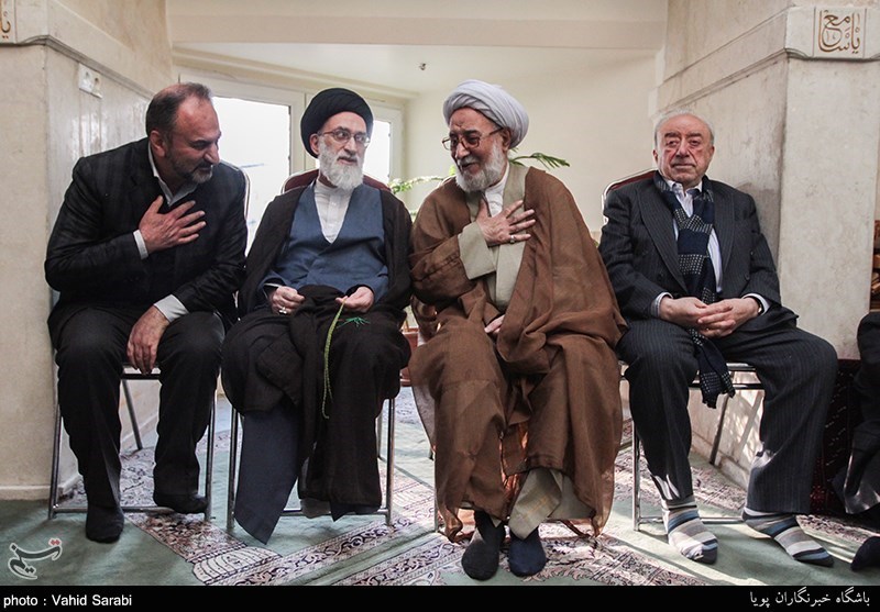 مراسم ترحیم پدر آصفی