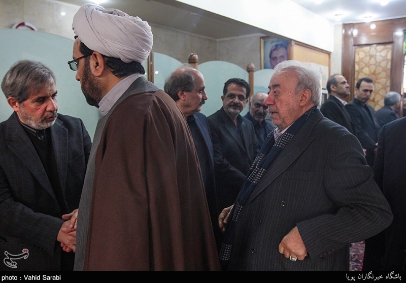 مراسم ترحیم پدر آصفی