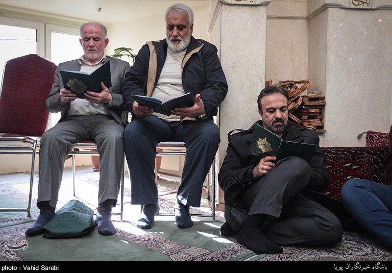 مراسم ترحیم پدر آصفی