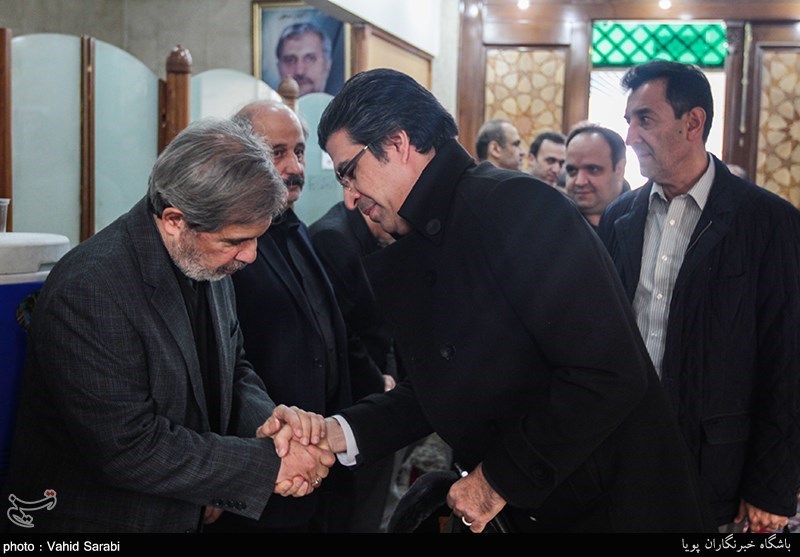 مراسم ترحیم پدر آصفی