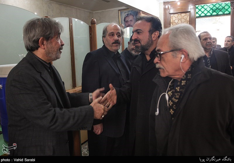 مراسم ترحیم پدر آصفی