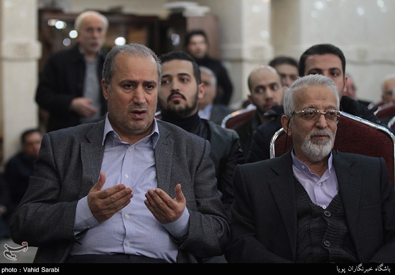 مراسم ترحیم پدر آصفی