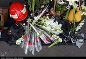همدردی مردم قم با آتش نشانان حادثه پلاسکو