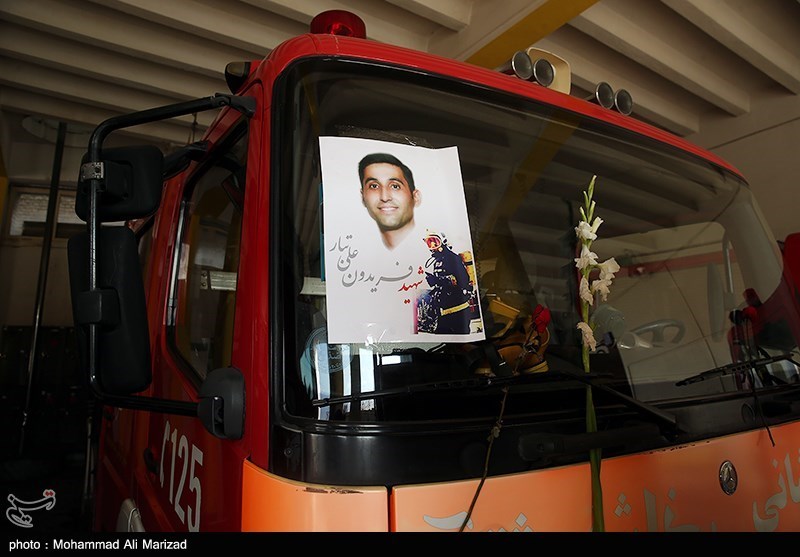 همدردی اقشار مختلف مردم با آتش نشانان