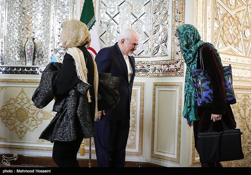 دیدار و نشست خبری وزرای امور خارجه ایران و فرانسه