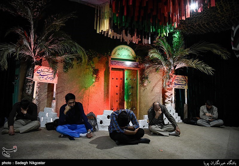 وداع با پیکر شهید مدافع حرم رضا ایزدیار