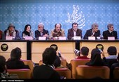 نشست خبری فیلم پشت دیوار سکوت - سی و پنجمین جشنواره فیلم فجر