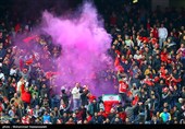 دیدار تیم های فوتبال پرسپولیس و تراکتورسازی