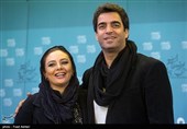منوچهر هادی کارگردان و همسرش یکتا ناصر بازیگر در نشست خبری فیلم کارگر ساده نیازمندیم - سی و پنجمین جشنواره فیلم فجر