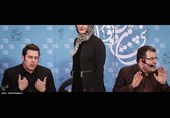 اعتراض پژمان بازغی به روند برگزاری نشست خبری فیلم اسرافیل - سی و پنجمین جشنواره فیلم فجر