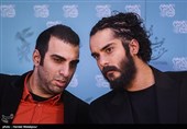 ساعد سهیلی و پولاد کیمیایی در نشست خبری فیلم گشت 2 - سی و پنجمین جشنواره فیلم فجر